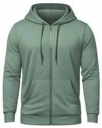 Custom Men's Streetwear Hoodie - High Quality 100% Cotton <b>Fleece</b> Plain <b>Black</b> Pullover with Pocket - Product Image 3