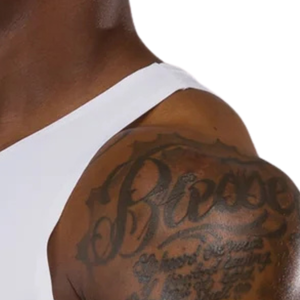 <b>Men's</b> <b>White</b> Ribbed Tank Top Lightweight Athletic Sleeveless <b>Vest</b> Stretch Fit Casual Gym Workout Summer Muscle Wear - Product Image 5