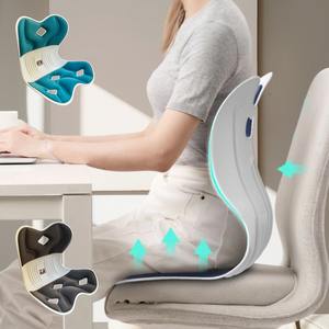 Silla Ergonómica con Soporte Lumbar de 3 Puntos, Cojín Ortopédico para Estabilidad Pélvica, Previene el Dolor de Espalda - Product Image 1