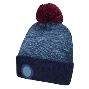 Unisex <b>Winter</b> Beanie <b>Hat</b> with Pom-Pom Solid Color Knit Cap for Outdoor Casual Wear Adult 56-58CM - Product Image 6