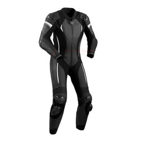 Combinaison de moto en cuir de vachette véritable de qualité supérieure pour homme avec protections homologuées CE pour la conduite sur circuit, sur route et professionnelle - Product Image 3