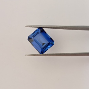Nueva Llegada 2026: Piedras Preciosas Sueltas de Zafiro Azul Creado en Laboratorio con Corte Octogonal de Diseñador para Uso en Joyería de Lujo - Product Image 4