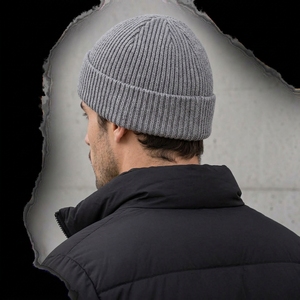 Custom <b>Knitted</b> Beanie <b>Hat</b> <b>Men</b> Beanies Cap Soft Warm Fabric Comfortable Stretch Fit Winter Outdoor Headwear Casual Fashion Daily - Product Image 2