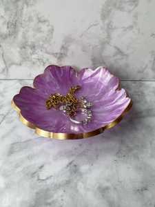 Cuenco de Resina Floral para Joyas, Pequeño Plato para Joyas, Regalo de Decoración para el Hogar - Product Image 2