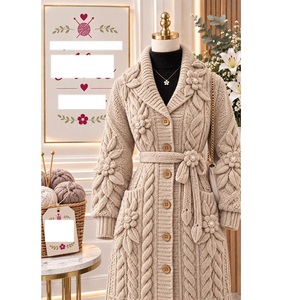 Suéteres 100% acrílico o algodón, calibre 12, para mujer, los más modernos, informales, para la temporada de invierno, proveedor de Bangladesh. - Product Image 4