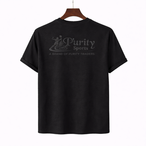 T-shirt pour homme Purity Sports sur mesure, design unique, séchage rapide, tissu 100% coton, manches courtes, coupe ample, décontracté, nouvelle arrivée - Product Image 4