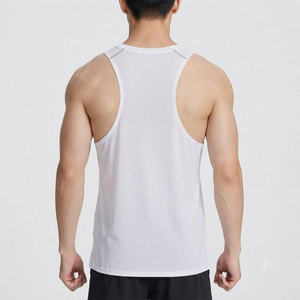 Fashionable Men's Sleeveless Tank Top For Men's Suitable For Gym Workout Home Exercise Fitness Wear Low Price Stringer Tank Top - Product Image 2