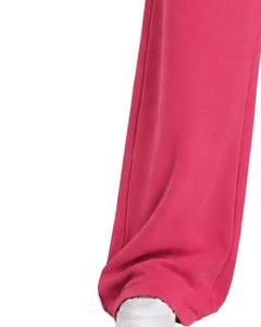 Pantalon de survêtement large pour femme, rouge foncé personnalisé, taille haute, coupe ample, style streetwear décontracté, en molleton avec cordon de serrage et poches - Product Image 3