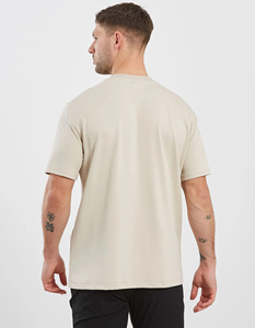 เสื้อยืดออกกำลังกายทรงหลวมสำหรับผู้ชาย – เสื้อยืดออกกำลังกายผ้าฝ้ายระบายอากาศได้ดี เสื้อออกกำลังกายดูดซับความชื้น ชุดกีฬาสวมใส่สบายสำหรับการออกกำลังกาย - Product Image 2