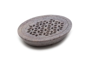 Plateau porte-savon de luxe en pierre ollaire – Porte-savon de salle de bain en pierre naturelle – Fournisseur en gros pour hôtels, complexes hôteliers et spas – Exportation en vrac - Product Image 1