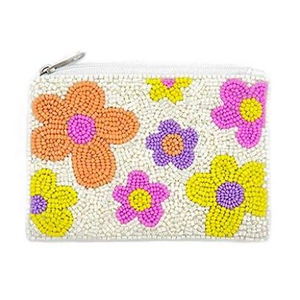 Porte-monnaie miniature brodé de perles, fait main, pour pièces de monnaie et petits objets essentiels par MD HANDICRAFTS - Product Image 2