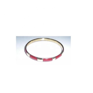 Brazaletes de Base de latón rojo de alta calidad para mujeres y niñas, pulseras de joyería con incrustaciones de hueso, brazalete de moda con incrustaciones de hueso - Product Image 2