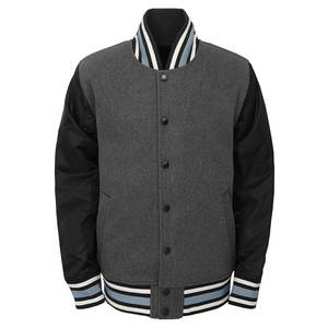 Chaqueta Deportiva Varsity para Hombre, al por Mayor, OEM, Estilo Urbano, Manga Larga, Logotipo Personalizado, Diseño a Color, Transpirable y Sostenible - Product Image 1