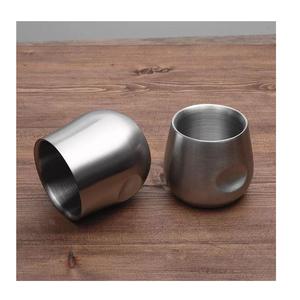 แก้วน้ำที่คุณจะหลงรัก แก้วกาแฟและเครื่องดื่มร้อน สแตนเลสสตีลแบบผนังเดียว แก้วกาแฟโลหะทันสมัย - Product Image 1