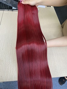 12A เกรดสินค้าชั้นนําที่ถูกที่สุดจากโรงงานกระดูกผมตรงคู่ผ้าผมเวียดนามธรรมชาติต่อผมมนุษย์ - Product Image 5