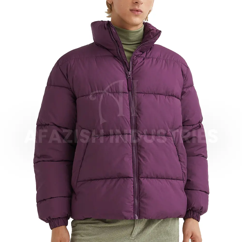 High Quality Red custom Puffer jacket / Puffy jacket / Quilted padded Jacket, Bubble jacket duck down feather puffer jacket