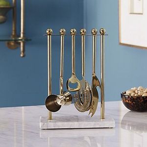<b>Bar</b> tools <b>drink</b> preparation set doxology kit cocktail station luxury marble decor cocktail making tools professional <b>bar</b> ware - Product Image 2