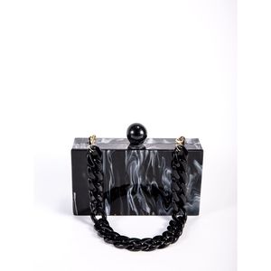 Bolso de Mano de Resina de Cristal Hecho a Mano de Lujo para Mujer, Accesorios de Moda para Fiestas - Product Image 3