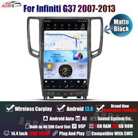 Autoradio AuCar 14,4'' Android 13 avec écran Tesla, navigation GPS pour Infiniti G37 2007-2013, lecteur multimédia automobile, radio, vidéo