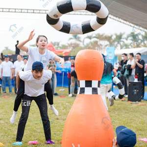 Best-Selling Export Grade Inflatable Thuy Linh <b>Bowling</b> Team Building Outdoor Activities Games Viet Nam PVC Easy Install - Product Image 3