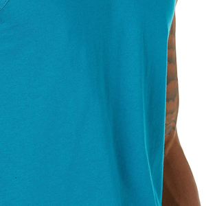 เสื้อกล้ามออกกำลังกายผู้ชายสไตล์ไฮสตรีท ขายดี ผ้าฝ้าย 100% ระบายอากาศได้ดี ปรับแต่งได้ แห้งเร็ว คุณภาพสูง สำหรับการฝึกซ้อม - Product Image 6