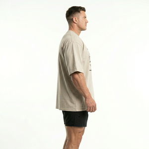 Camiseta Deportiva Unisex de Talla Grande, Transpirable, 240 GSM, 100% Algodón, Estilo Urbano, Marca Privada, OEM, ODM - Product Image 3