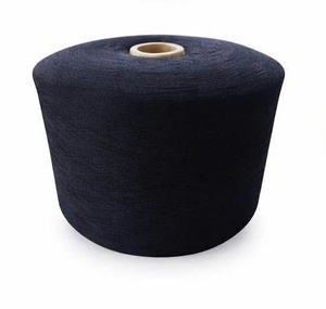 Hilo de Algodón 100% Open End Ne20/1 Negro Hilado a Rotor para Tejer y Coser - Product Image 1