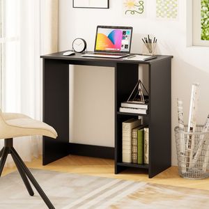 31.5 Inch Modern Home <b>Office</b> <b>Computer</b> Desk with 2 Compartments - Product Image 3