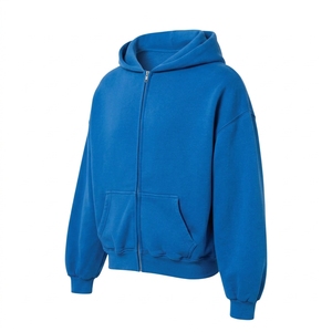 Sudadera con capucha de cierre completo extragrande para hombre, con logotipo personalizado, al por mayor, fabricante de marca privada - Product Image 3