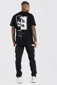 men oversized <b>tshirt</b> boxy loose fit drop shoulder cotton fabric summer casual tee drop shoulder streetwear <b>tshirt</b> - Product Image 6