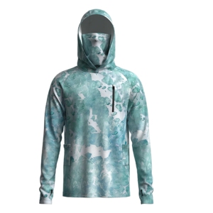 Camisas de Pesca con Capucha y Manga Larga para Hombre, Transpirables, con Logotipo Personalizado, 100% Poliéster, Impresión por Sublimación - Product Image 5