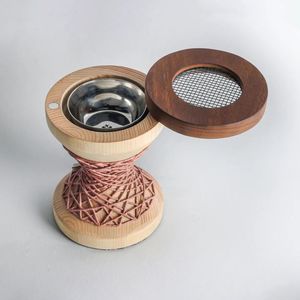 Quemador de Incienso Ecológico de Madera de Pino Hecho a Mano con Diseño de Cuerda, Soporte Aromático para Decoración Otoñal del Hogar - Product Image 4