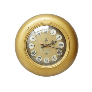 Reloj de pared ruso soviético, mejor precio, más vendido, marco de hierro metálico, reloj colgante de pared chapado en oro - Product Image 1