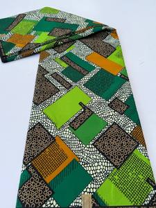 Tela de Algodón Estampada con Cera Africana, Diseño Personalizado para Coser Vestidos Tradicionales de Etiopía - Product Image 6