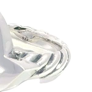 Anillo de Plata con Hoja de Hiedra, Tamaño Mediano para Mujer, Diseño Elegante de Cuerda Trenzada, Joyería Botánica de Moda, Regalo de Lujo para Hermandades - Product Image 3