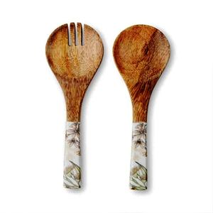 Juego de Utensilios para Servir Ensaladas de Color Azul, de Lujo, Ecológico, Apto para Lavavajillas, Hecho en India - Product Image 5