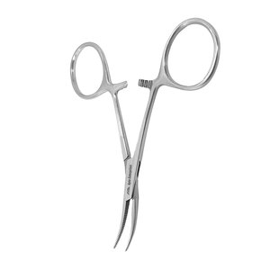 Pinzas hemostáticas Mosquito de 5 pulgadas, curvadas, de acero inoxidable, instrumento quirúrgico multiusos, ideal para enfermeras y personal médico. - Product Image 6