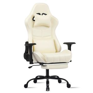 Sedia da Gaming Ergonomica per Adulti, Capacità 180 kg, Comoda Sedia da Ufficio con Supporto Lombare Regolabile per Persone Robuste e Alte - Product Image 1
