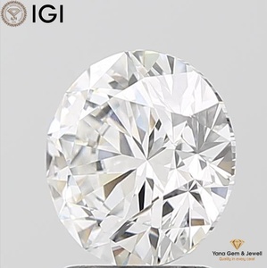 Diamante cultivado en laboratorio CVD de 4.50 quilates, color E, claridad VVS1, corte redondo de 10.64 mm, certificado por IGI para joyería premium. - Product Image 5