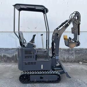 High Power 3 Ton Used Yellow Crawler with Reinforced Steel Tracks and Enclosed Operator Station for Deep Trenching - Product Image 2