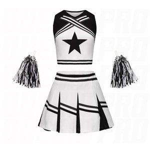 Wholesale Cheerleading Uniforms for Girls Lightweight Custom Color Spandex and <b>Polyester</b> Fabric Breathable Stretch Comfortable - Product Image 1