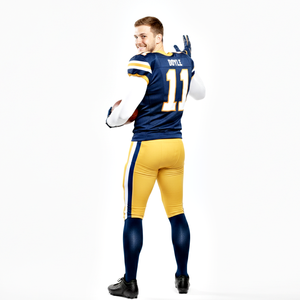 Half Sleeves American Football Jersey with Premium Quality Short at Factory Selling Prices with Custom Team Name and Number - Product Image 2