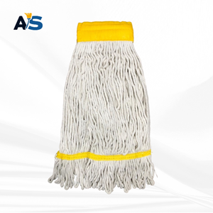 Cabezal de Mopa Kentucky Semi Blanqueado de Alta Resistencia para Limpieza de Pisos, Mopas de Algodón Industriales Comerciales para Cocina, Baño, Garaje - Product Image 1