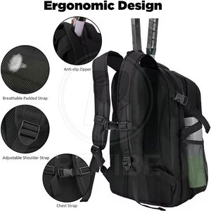 Lightweight Baseball <b>Backpack</b> With Strong Stitch Baseball <b>Backpack</b> For Sports Use Baseball <b>Backpack</b> Easy Storage - Product Image 4