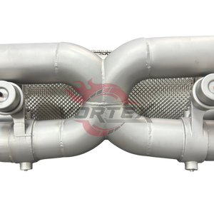 Tuyaux d'échappement Valvetronic Catback en acier inoxydable plaqué or, réglage d'usine, pour AUDI R8 V10 5.2L 2023, échappement à soupapes - Product Image 5