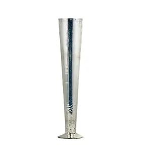 Handmade Aluminum Floor <b>Vase</b> Modern Style Silver Finish Tall Decorative Wedding Eco-friendly Flower <b>Vase</b> - Product Image 1
