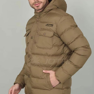 Chaqueta Acolchada para Hombre, Cálida, con Cierre Frontal, Ajuste Cómodo, Material Aislante, Secado Rápido, Ecológica, para Actividades al Aire Libre en Invierno y Uso Diario - Product Image 4