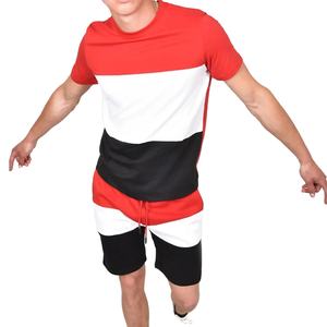 Conjunto de Verano para Hombre, Informal, Transpirable, Camiseta de Manga Corta y Pantalones Cortos, Conjunto de Dos Piezas, Ropa Urbana - Product Image 3