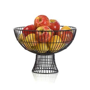 Panier de rangement alimentaire en acier inoxydable de haute qualité, pour fruits, écologique, durable, décoration de table de cuisine avec design personnalisé - Product Image 1