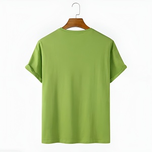 Camiseta de Algodón para Hombre, Suave y Transpirable, con Logotipo Personalizado, Camiseta de Algodón Lisa para Hombre, Camisetas de Algodón Transpirables para Hombre, Venta al Por Mayor OEM - Product Image 2